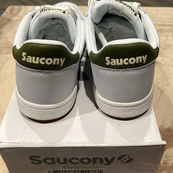Saucony Jazz Court White Black shoes S70555-5 Size 8.5 - Picture 5 of 8